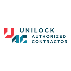 Unilock Authorized Contractor logo with geometric design