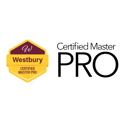 Westbury Certified Master Pro badge logo