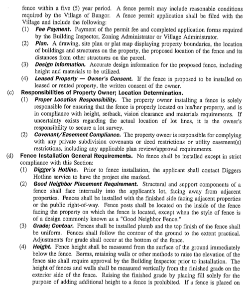 Permits & Codes Phillips Outdoor Services Onalaska, WI