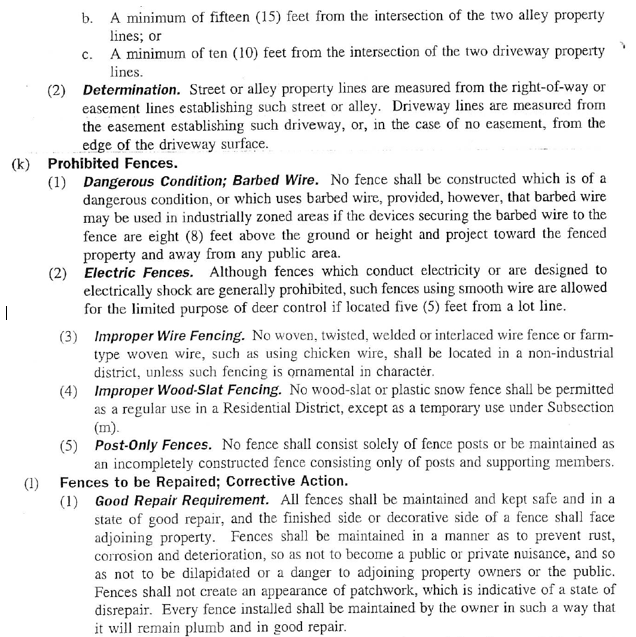 Permits & Codes Phillips Outdoor Services Onalaska, WI