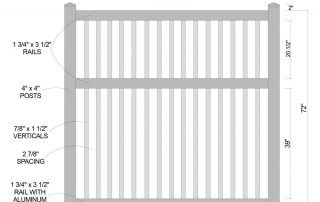 Colonial – Ornamental Fence