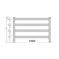 Ranch Rail – 4-Rail Ranch Rail - 4-Rail